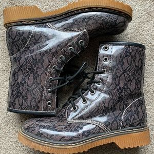 Rasolli Lace combat boots